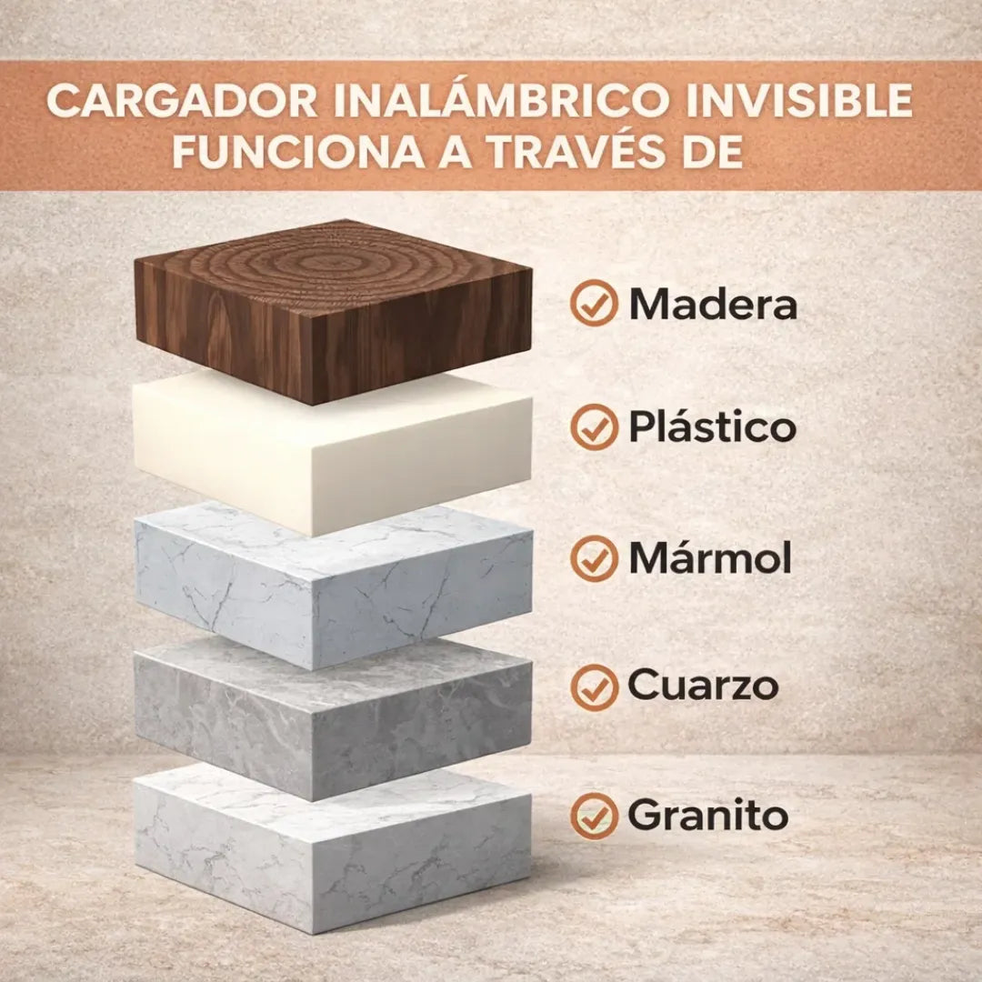 Cargador Inalámbrico Invisible