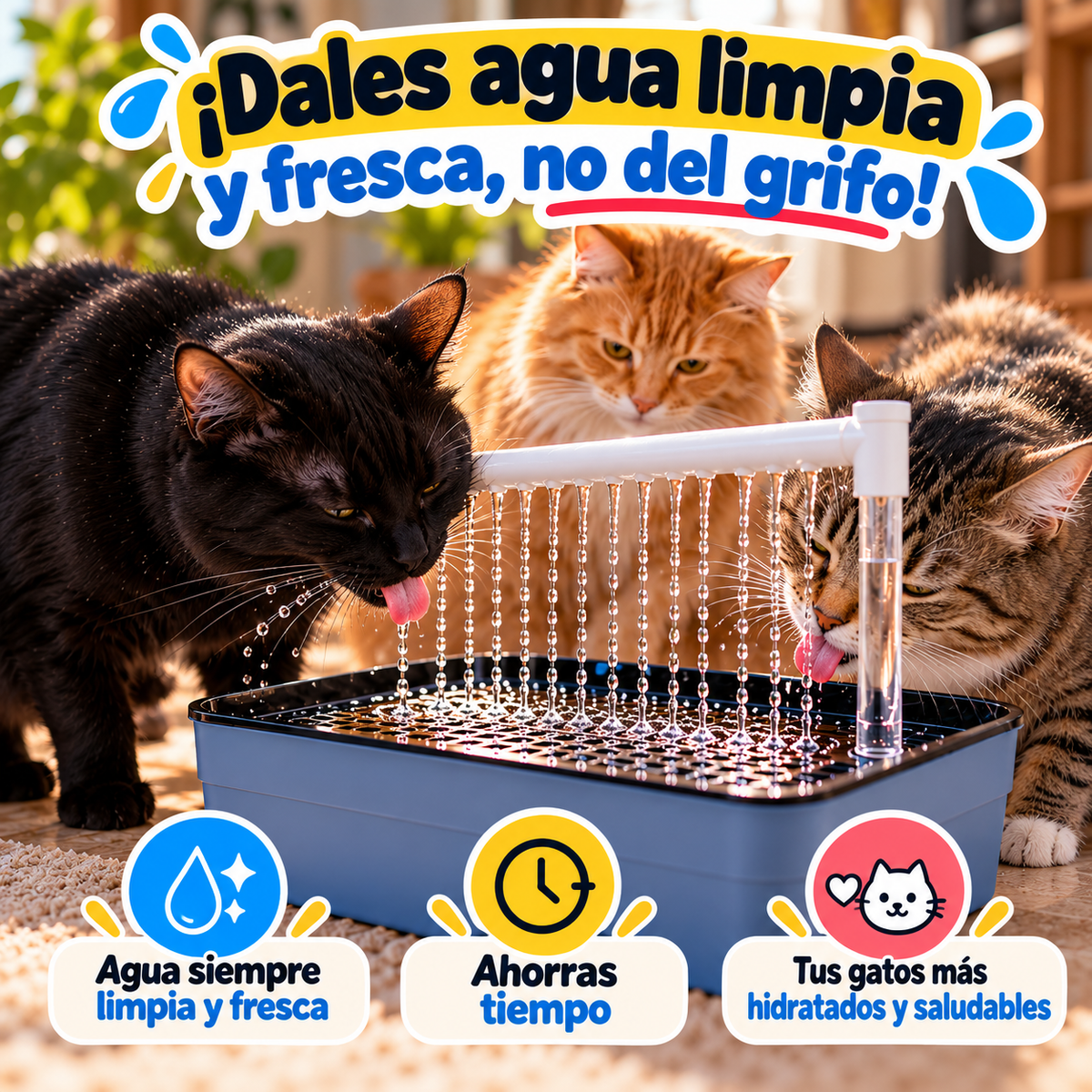 FUENTE DE AGUA PARA GATOS