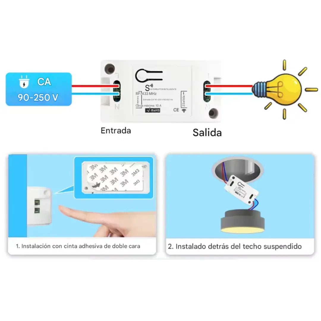 Interruptores de luz inalambricos