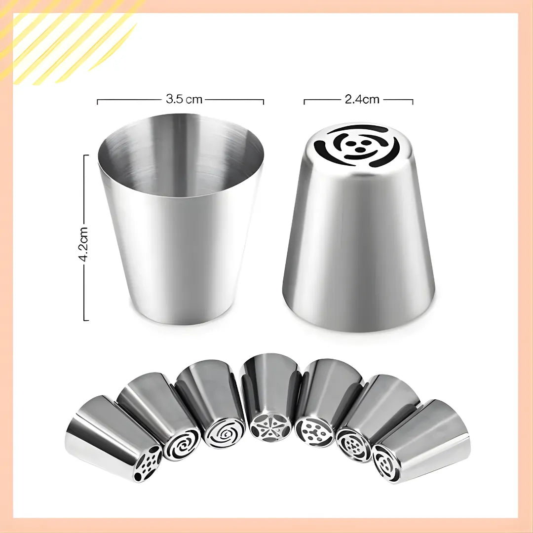 Boquillas Rusas: Flores Perfectas con Solo Presionar 🧁🌸