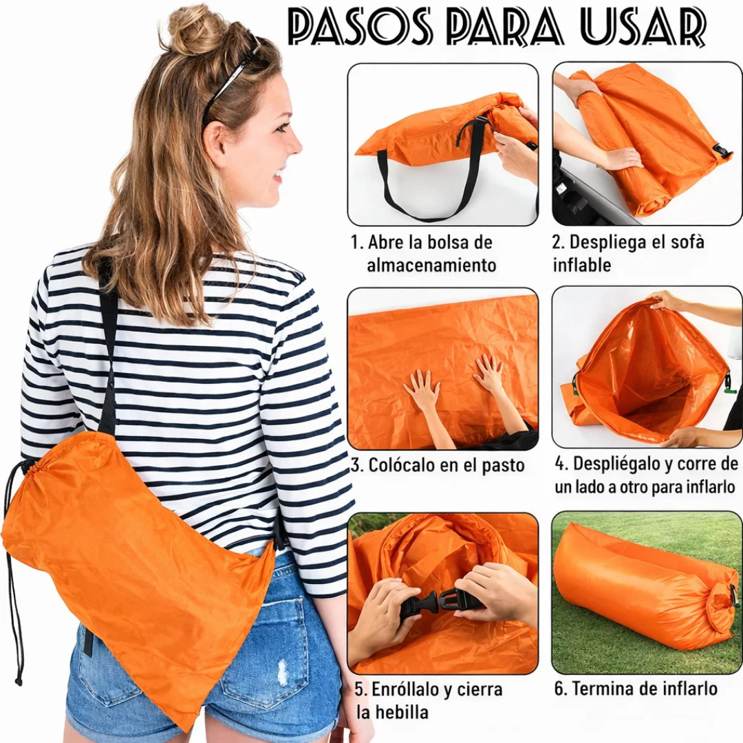 COLCHÓN INFLABLE PORTÁTIL
