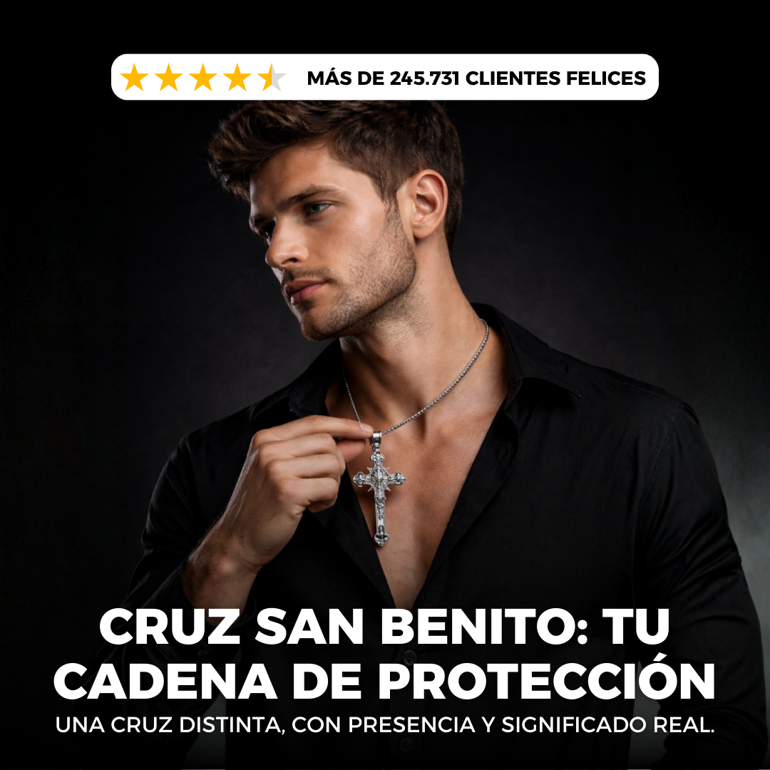 Cruz San Benito: Tu protección, tu fe, tu estilo