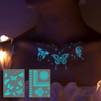Tatuajes Temporales Lumínicos