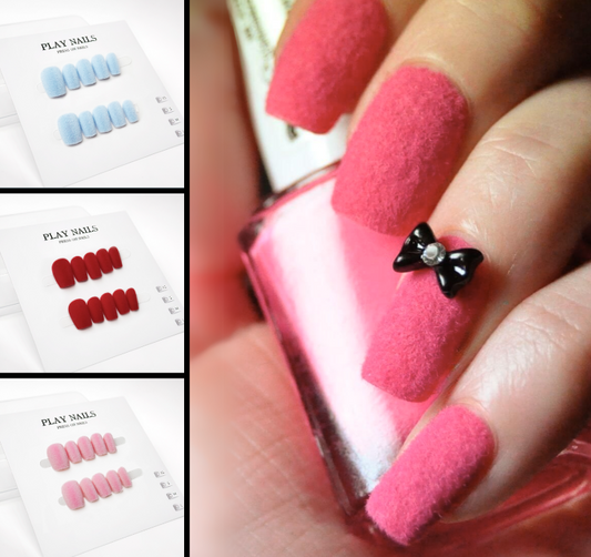 Uñas postizas de peluche