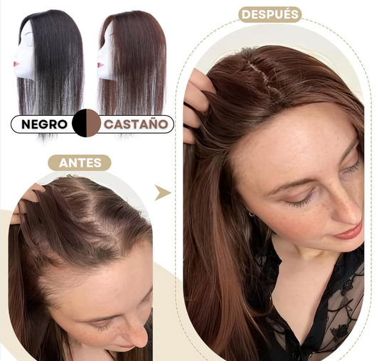 Tóper de cabello natural