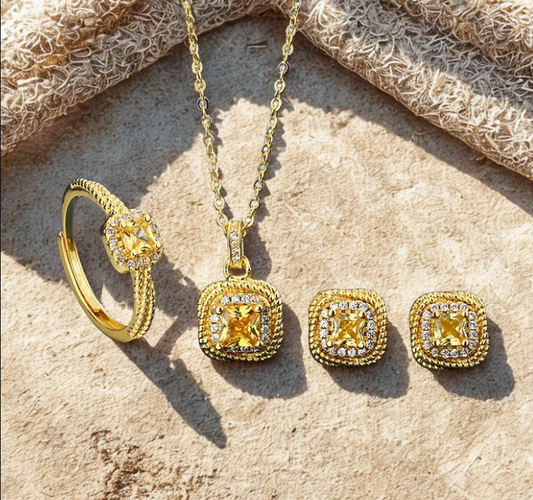 Set de Joyería Éclipe Dorado