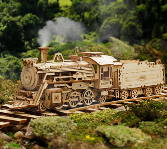 Tren Rompecabezas de madera