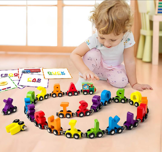 Tren Alfabético de Madera