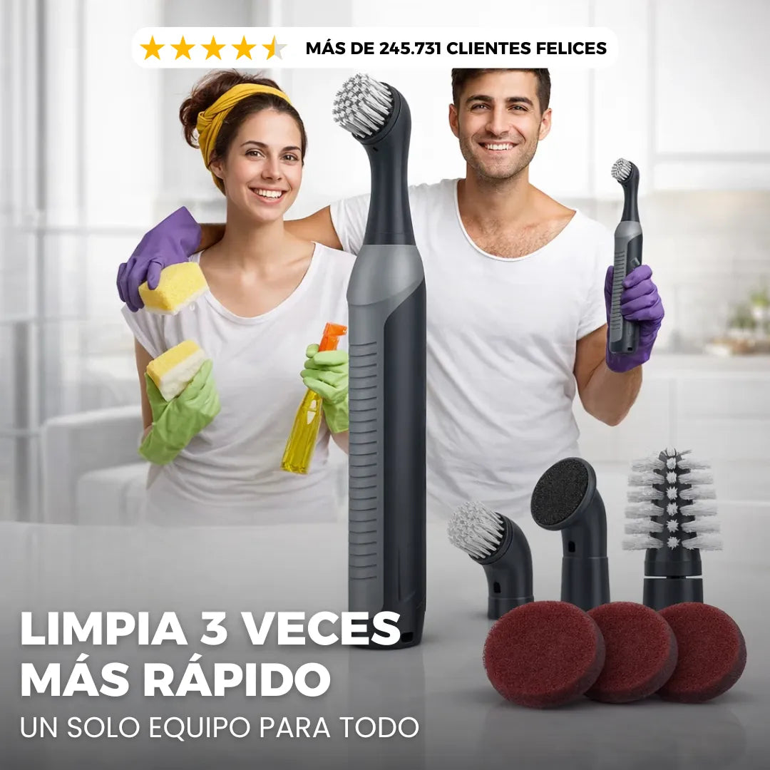 Cepillo Eléctrico 5 en 1 Lugares Difíciles