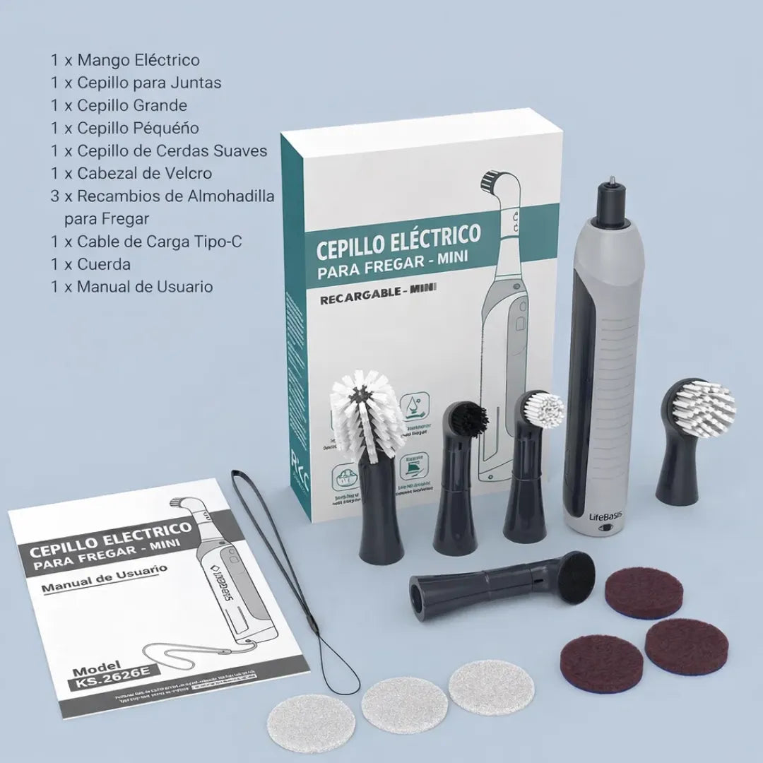 Cepillo Eléctrico 5 en 1 Lugares Difíciles