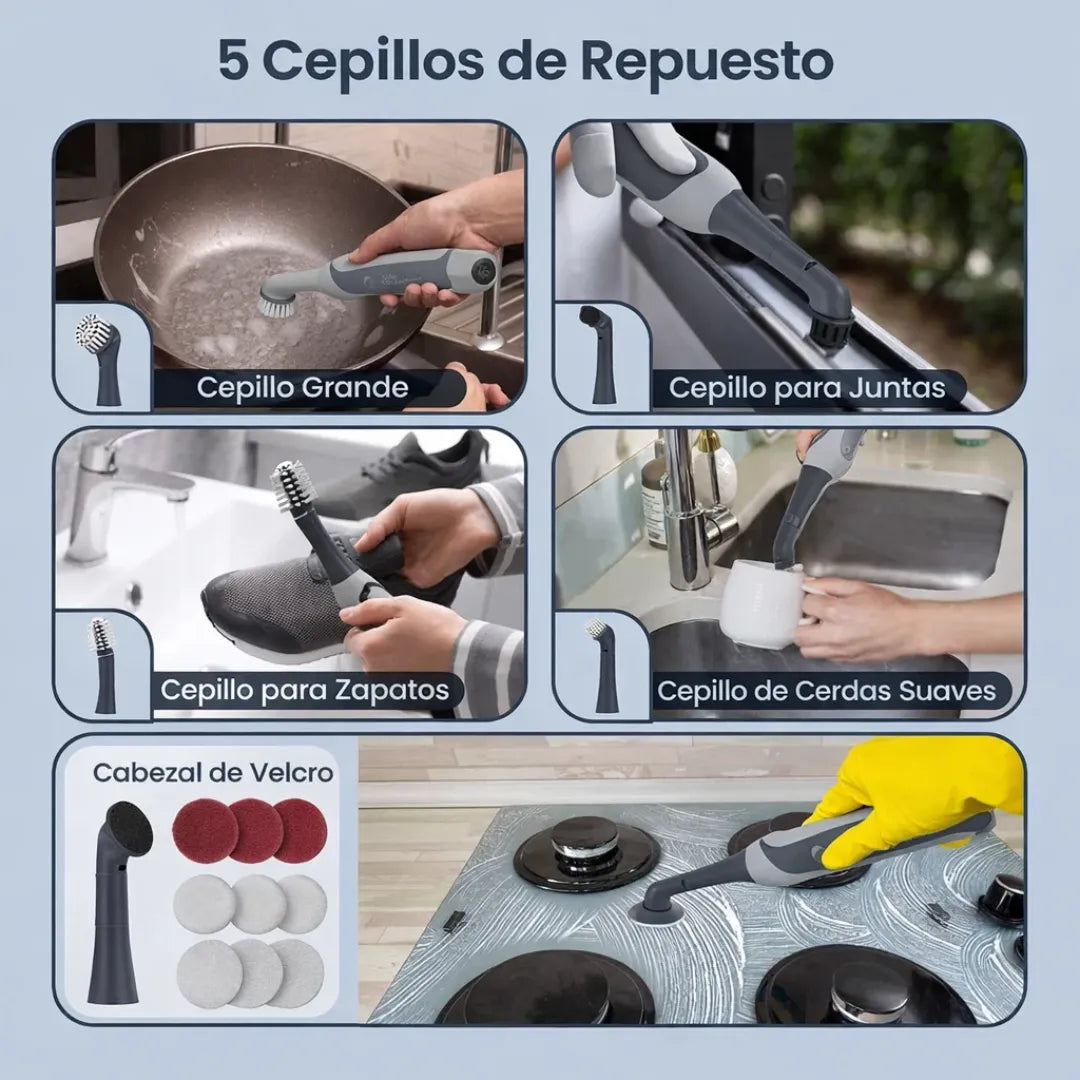 Cepillo Eléctrico 5 en 1 Lugares Difíciles