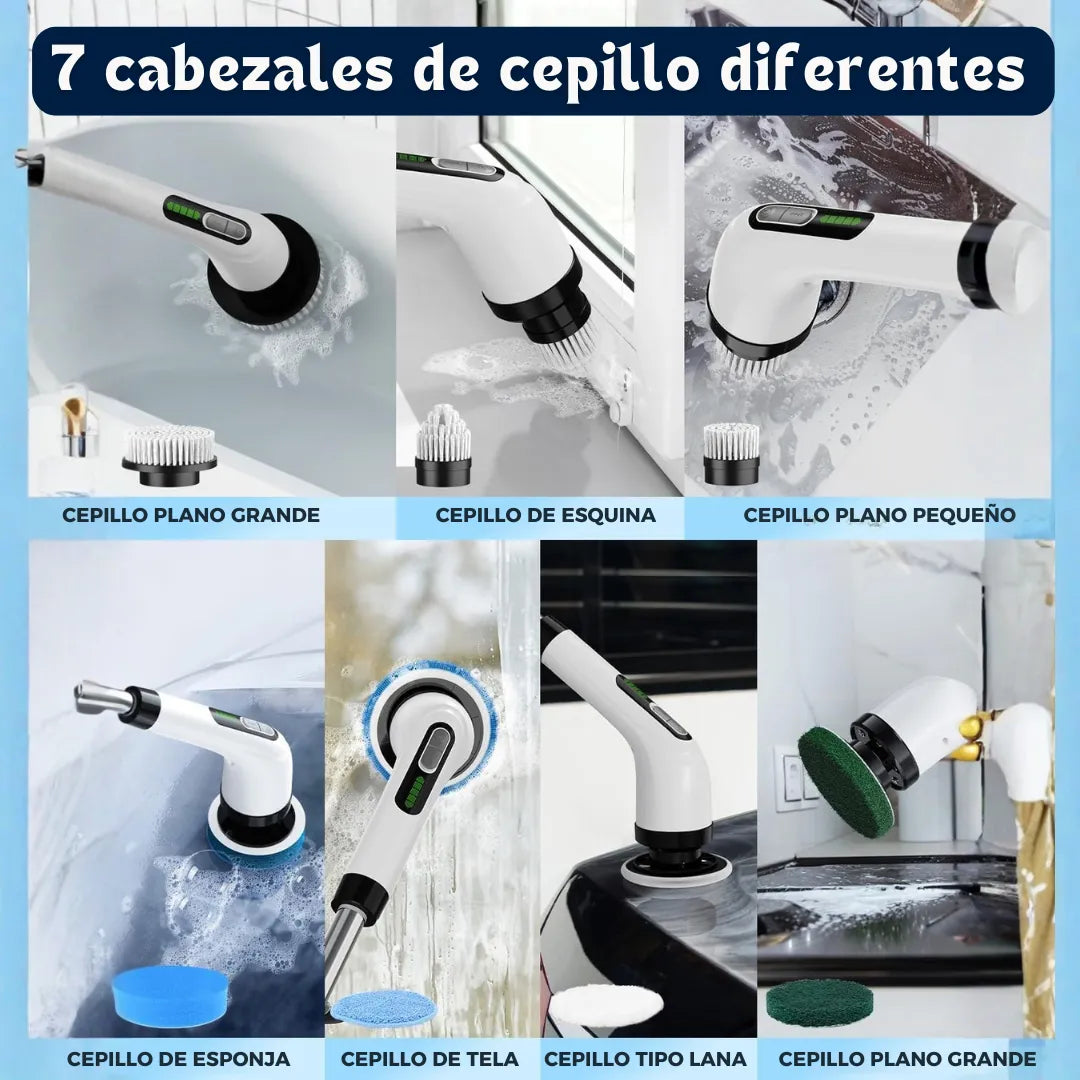 Cepillo Eléctrico Multiusos 7 en 1