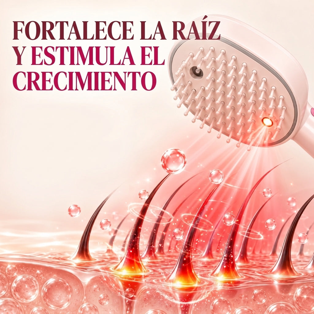 Cepillo Desenredante de vapor frio Antifrizz