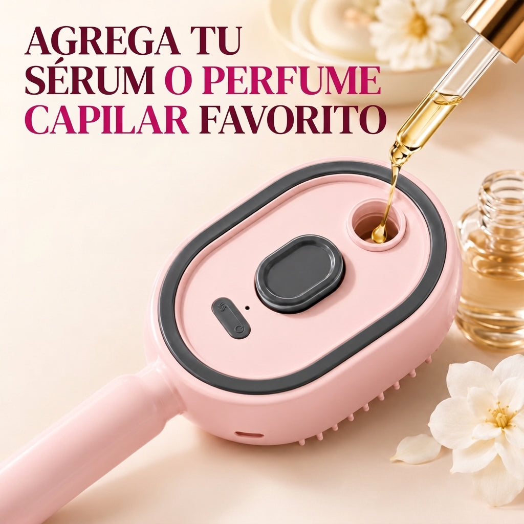 Cepillo Desenredante de vapor frio Antifrizz