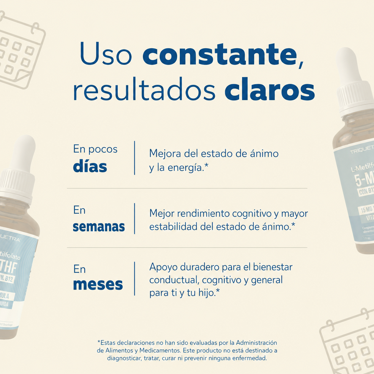 L-Methyl Folate - El único sublingual con ácido fólico de absorción inmediata