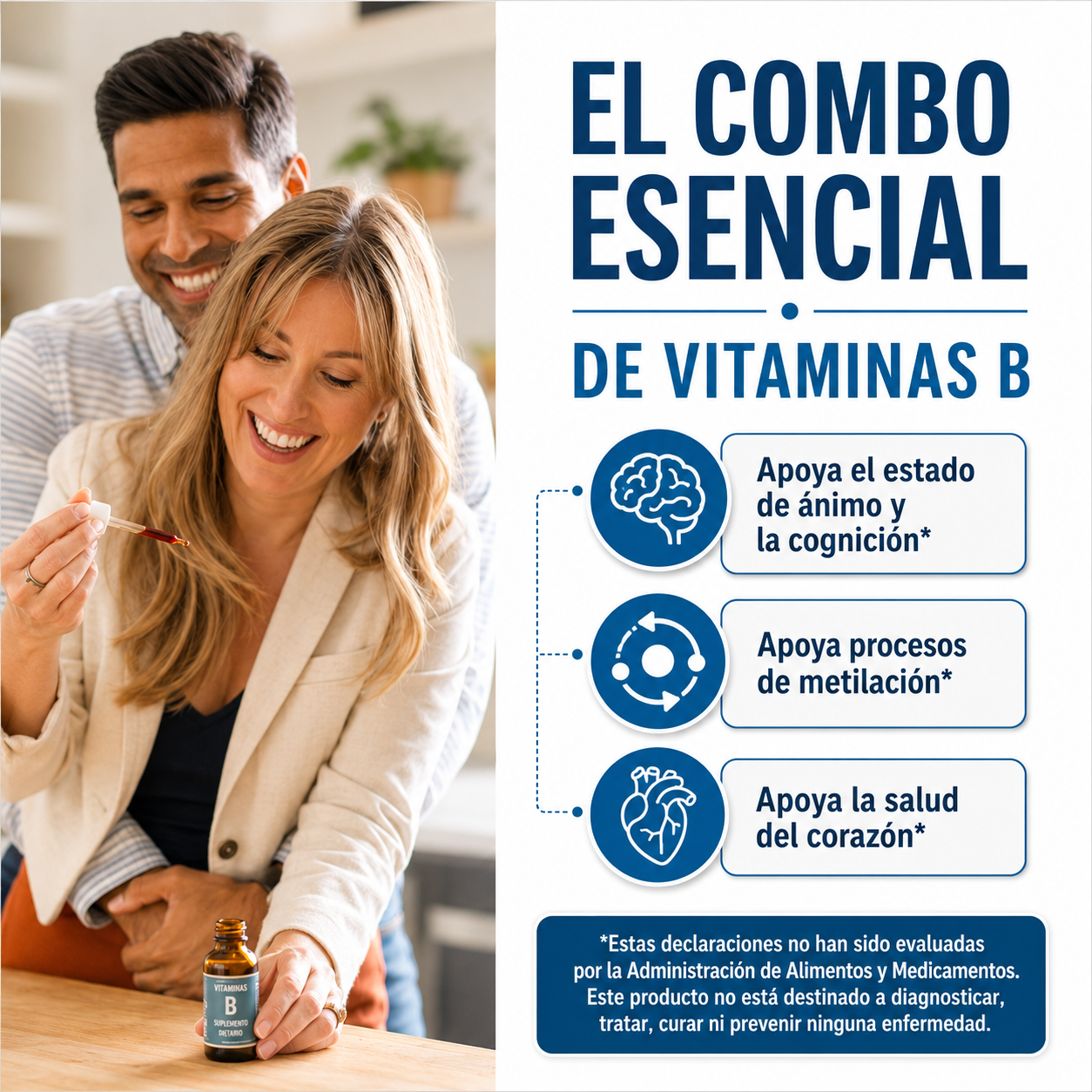 L-Methyl Folate - El único sublingual con ácido fólico de absorción inmediata