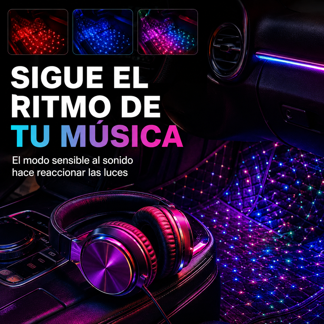 Luces LED RGB para Carro: enciende tu estilo