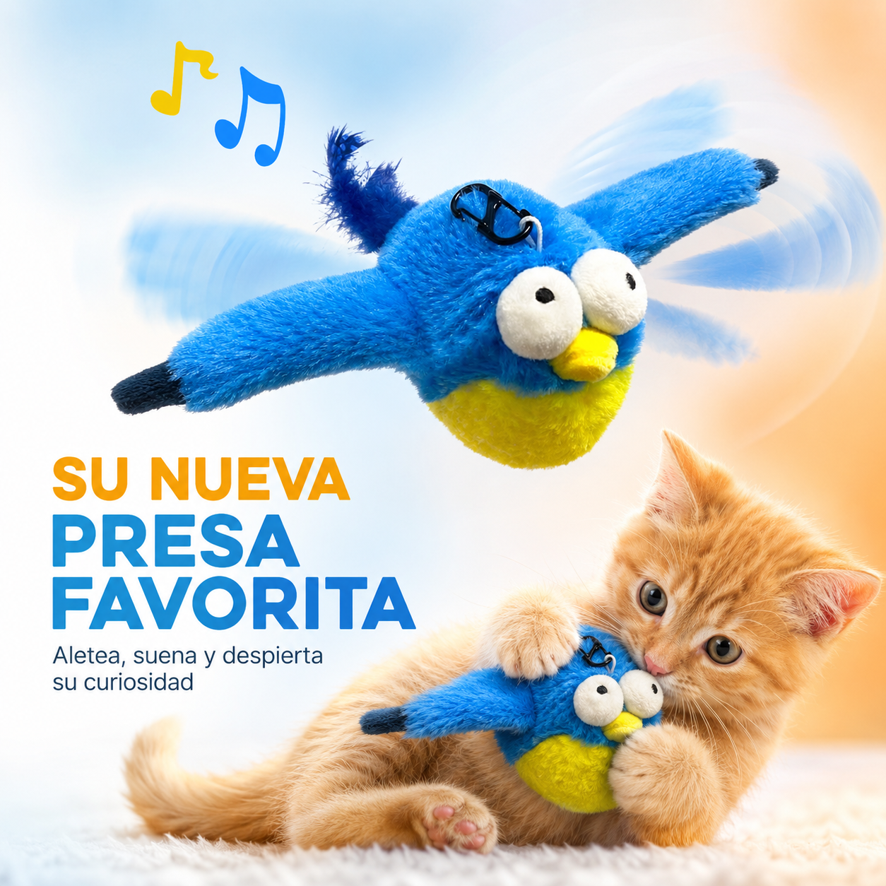 Pájaro Interactivo para Gatos: despierta su instinto cazador