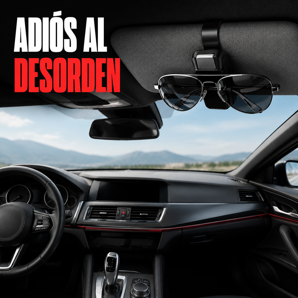Clip para Gafas de Coche | Tus Gafas en su Lugar
