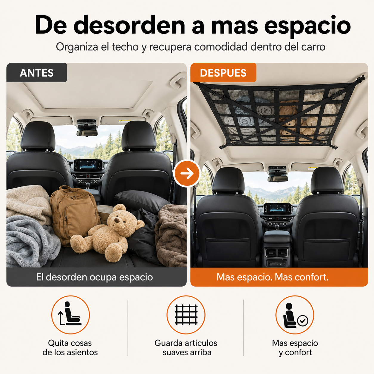 Malla de techo: aprovecha cada espacio
