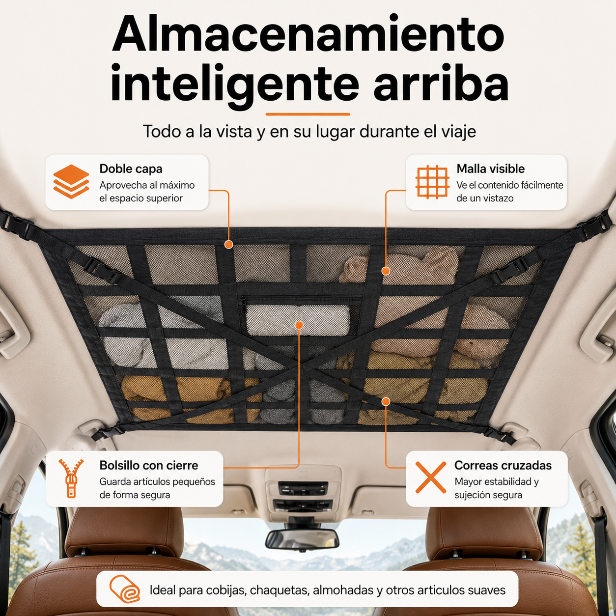 Malla de techo: aprovecha cada espacio