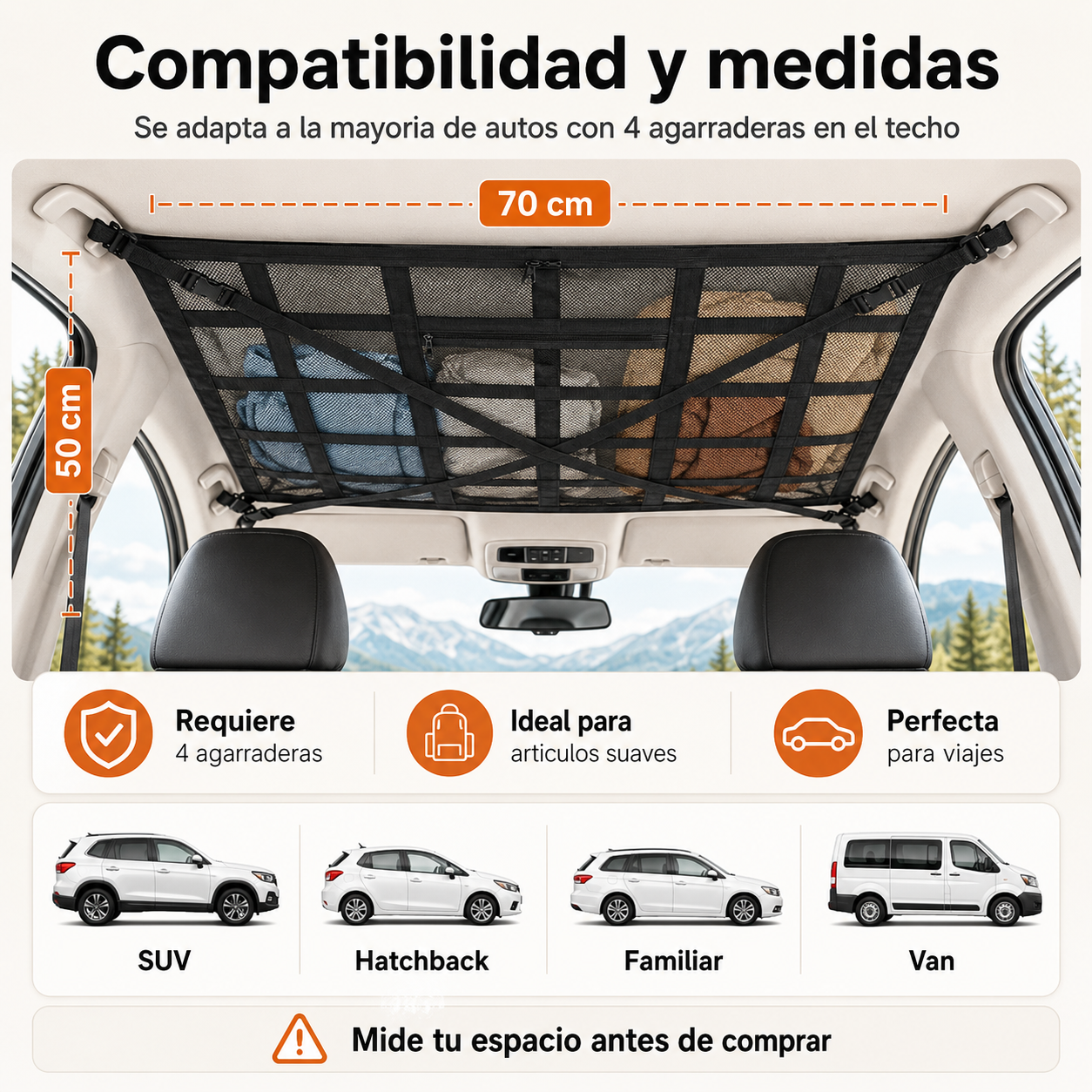 Malla de techo: aprovecha cada espacio