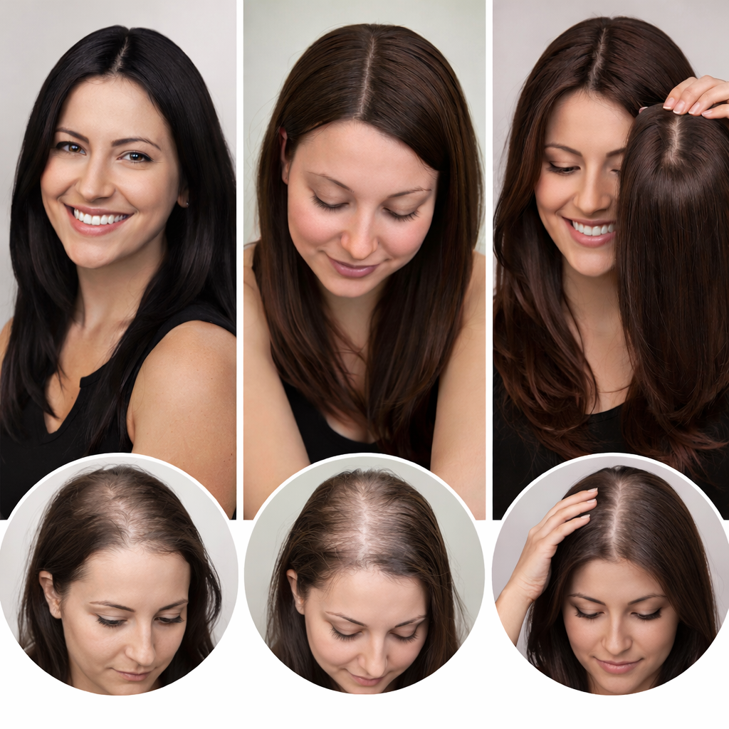 TÓPPER DE CABELLO HUMANO -  RENUEVA TU CONFIANZA
