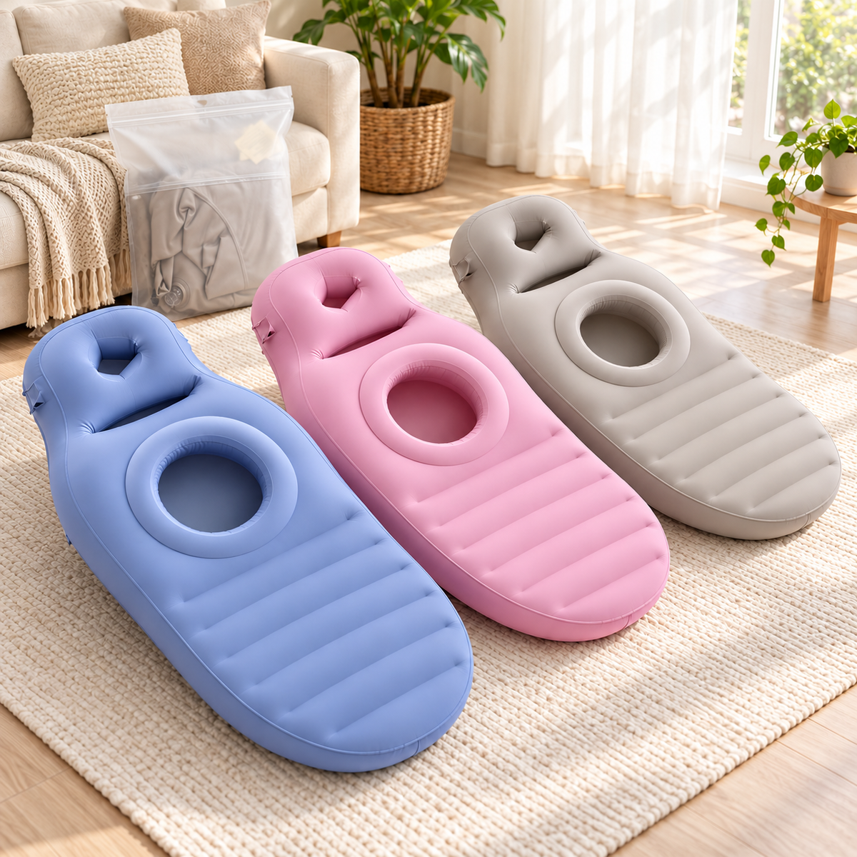Colchoneta Inflable de Maternidad - Descansa Tú, Descansa Tu Bebé