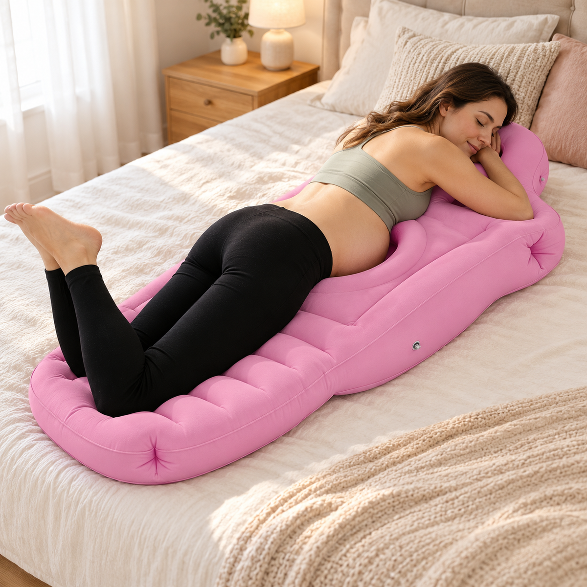Colchoneta Inflable de Maternidad - Descansa Tú, Descansa Tu Bebé