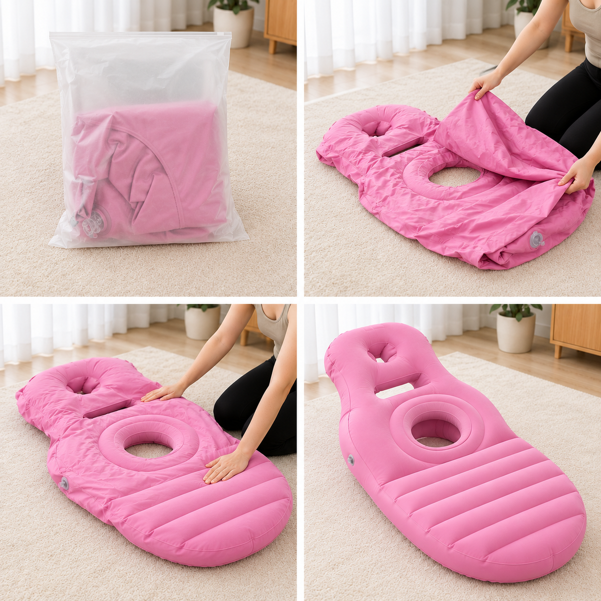 Colchoneta Inflable de Maternidad - Descansa Tú, Descansa Tu Bebé