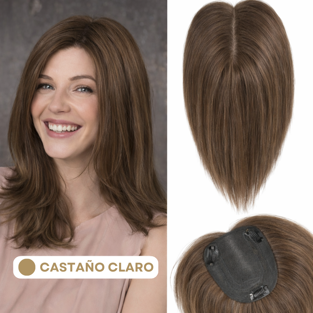 TÓPPER DE CABELLO HUMANO -  RENUEVA TU CONFIANZA
