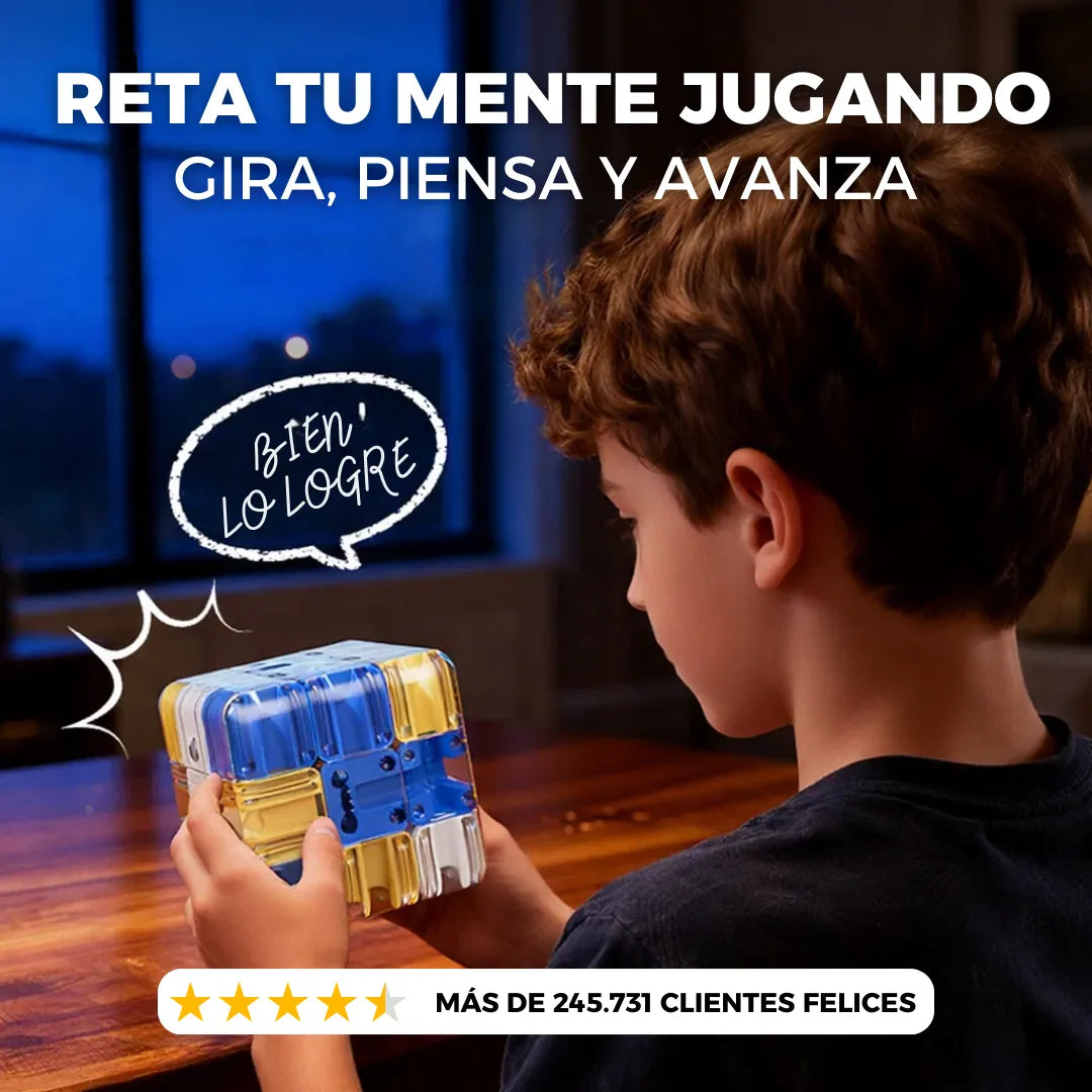 Cubo Laberinto 3D Rolling Ball