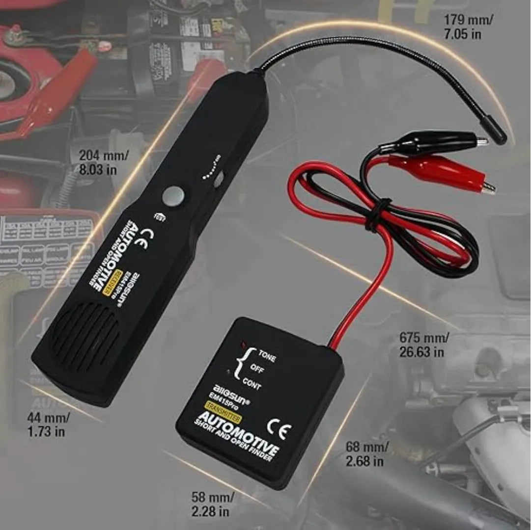 Detector de cortos, empalmes defectuosos y daños eléctricos