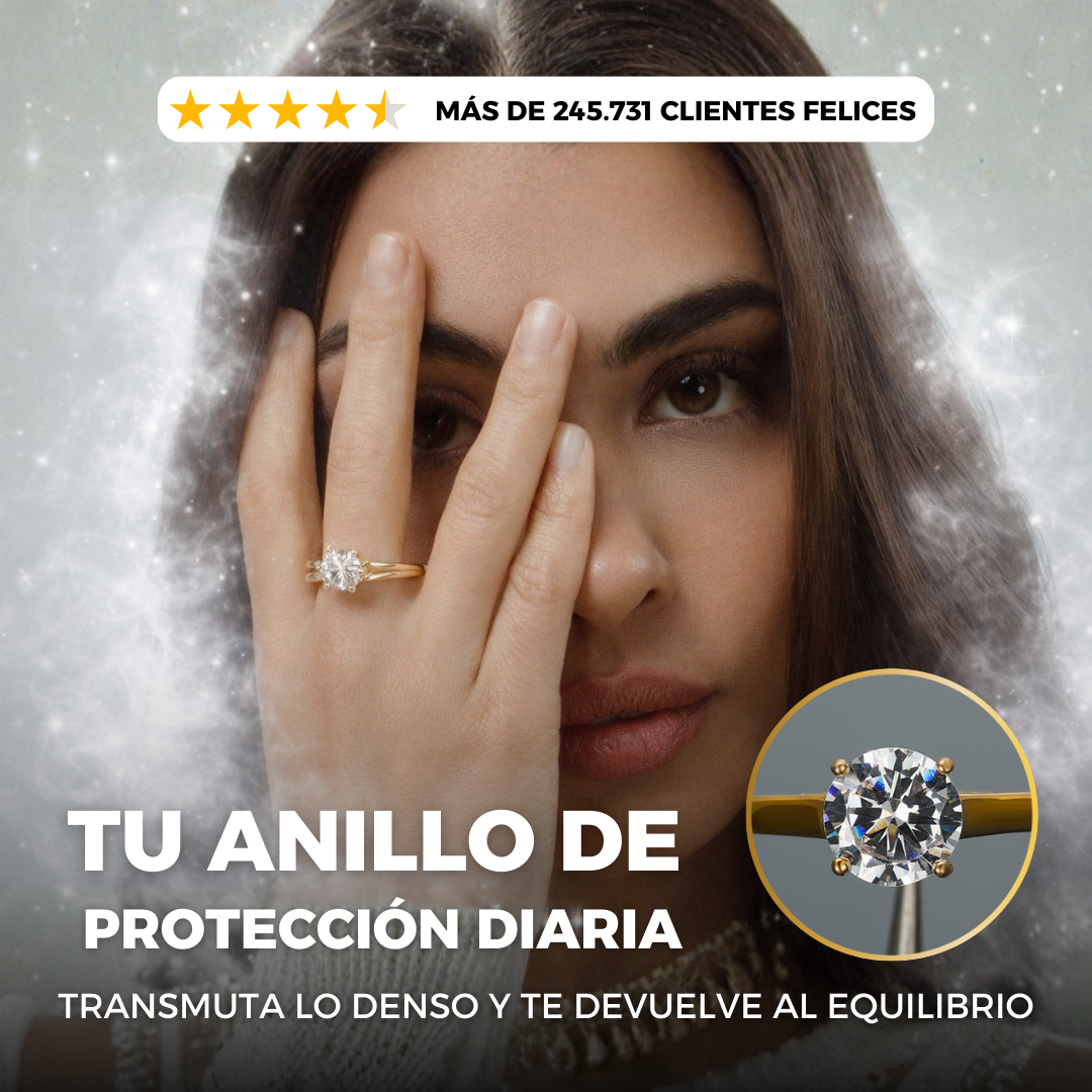 ANILLO ORO DE 18K ELEGANCIA ENERGÍA Y BIENESTAR EN TU MANO