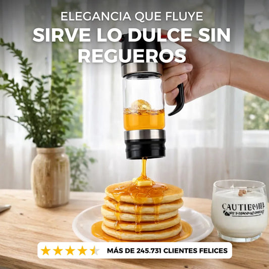 Dispensador de Miel en Vidrio