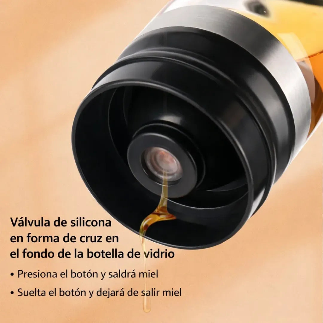 Dispensador de Miel en Vidrio