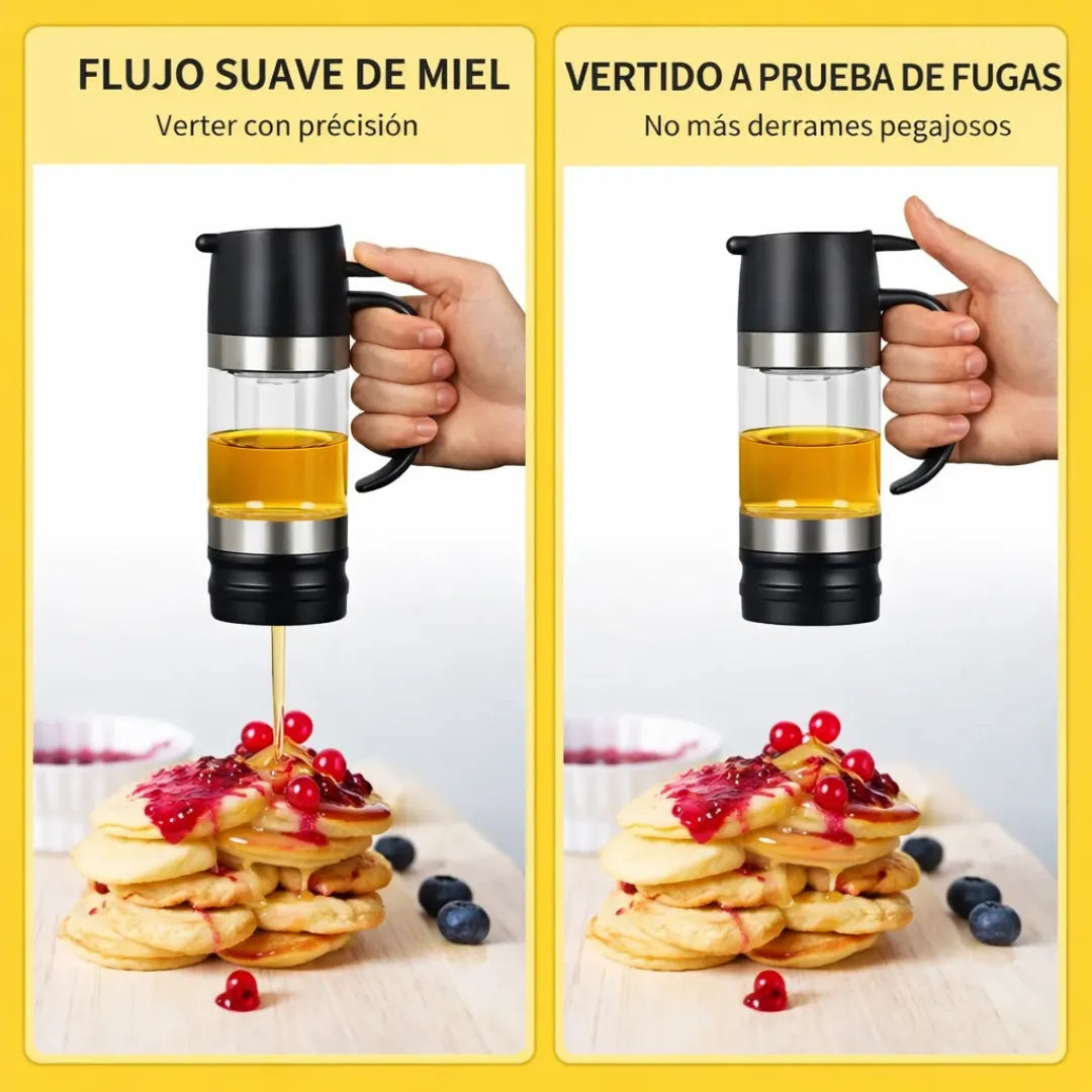 Dispensador de Miel en Vidrio