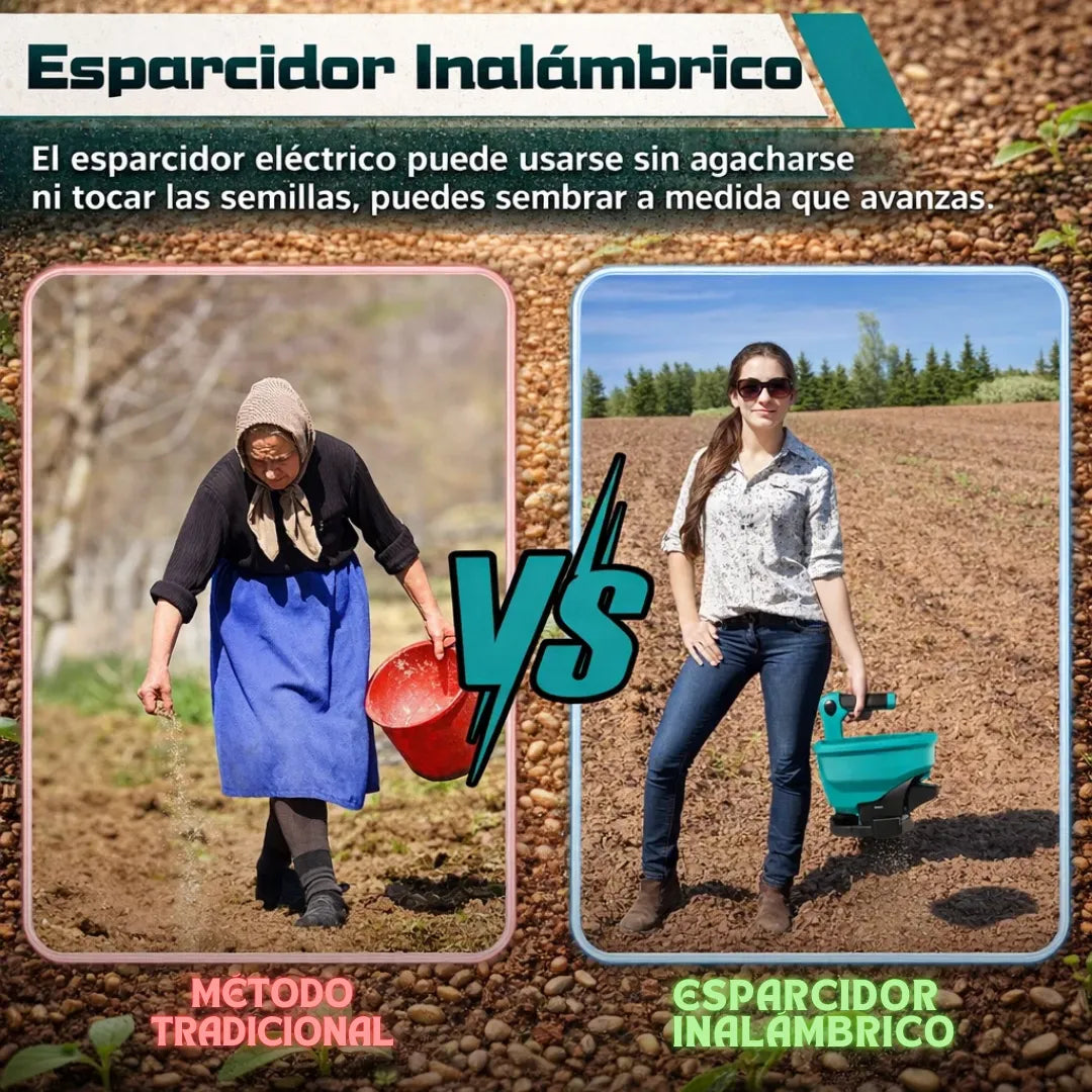 Esparcidor Inalámbrico de 6 Velocidades