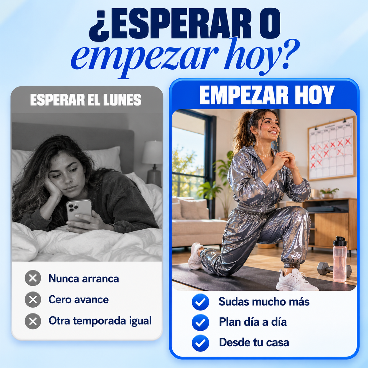 Traje Sauna Termo activó: Operación Bikini
