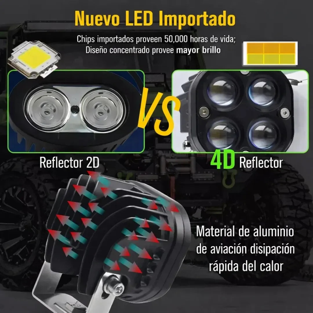 Exploradoras Antiniebla 4x4