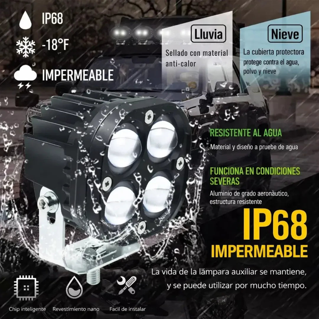 Exploradoras Antiniebla 4x4