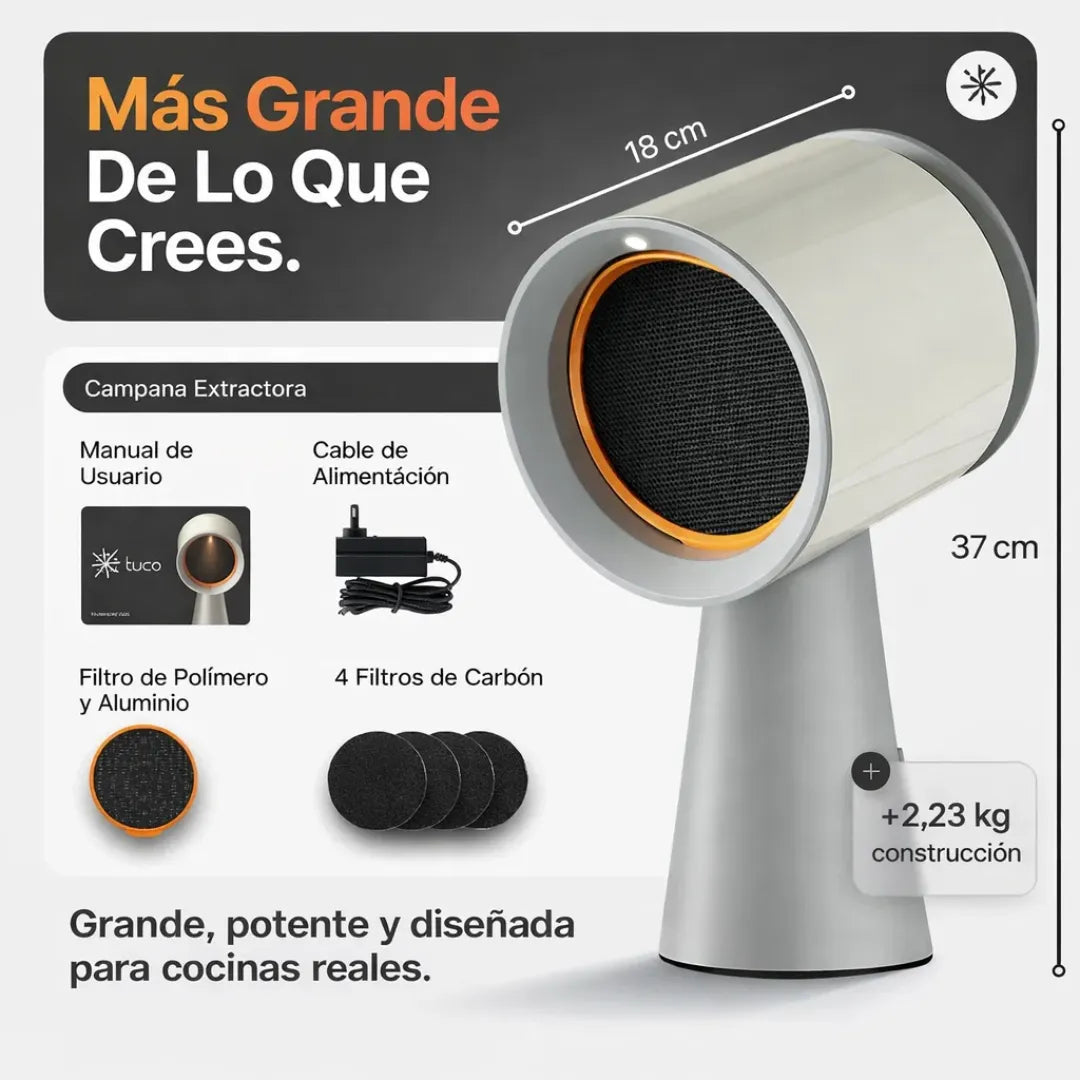 Extractor Portátil Triple Filtro