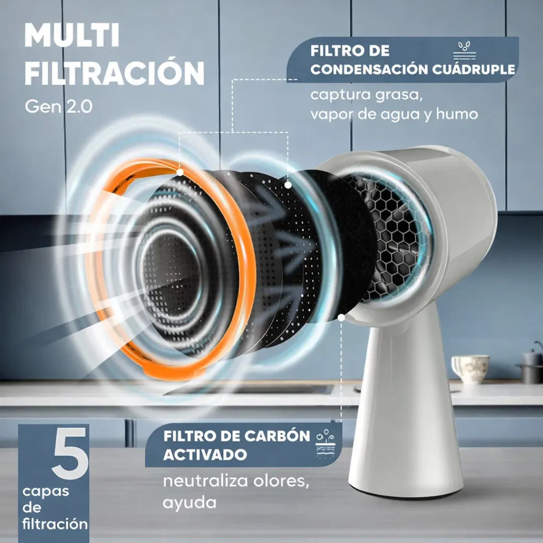 Extractor Portátil Triple Filtro