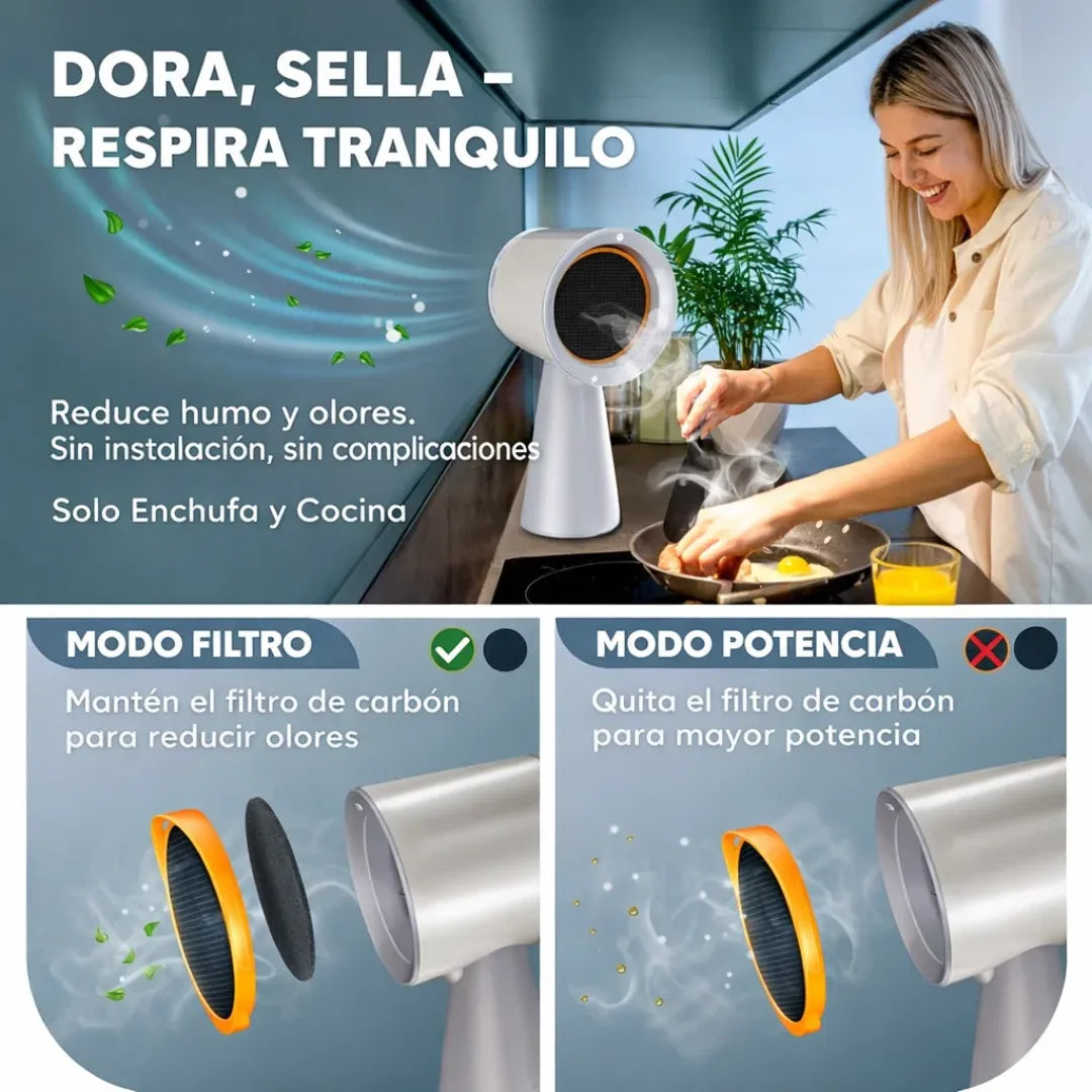 Extractor Portátil Triple Filtro