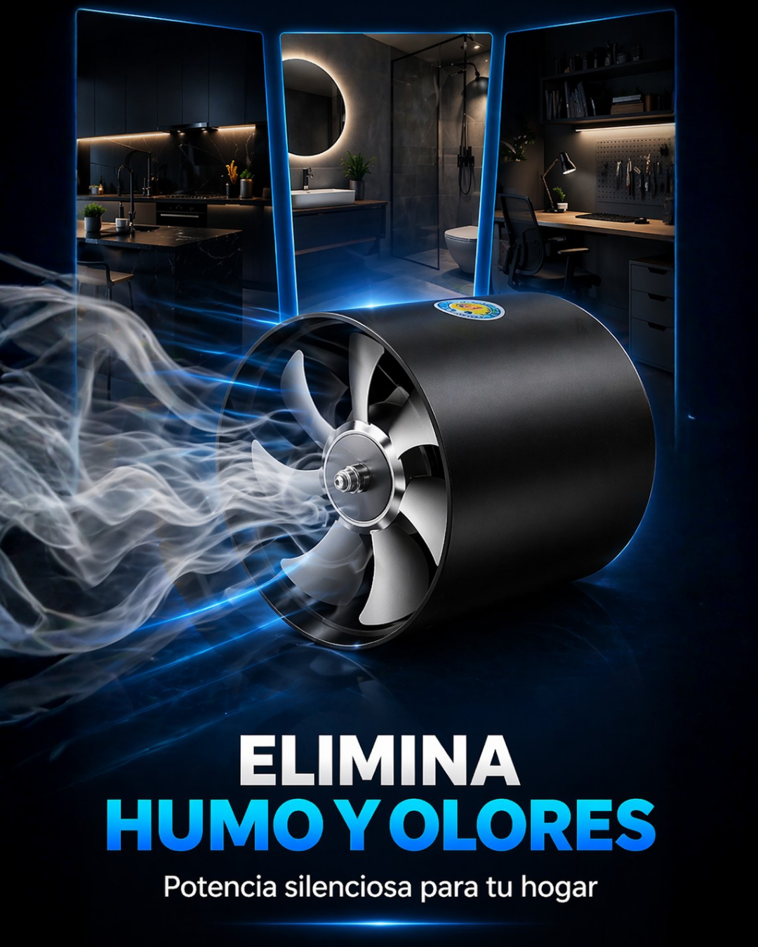 Extractor de aire silencioso - XM5 2.0