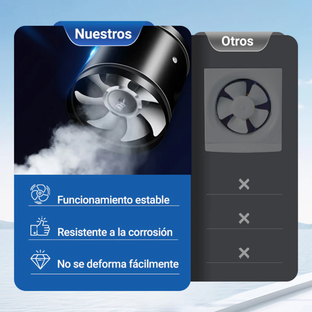 Extractor de aire silencioso - XM5 2.0