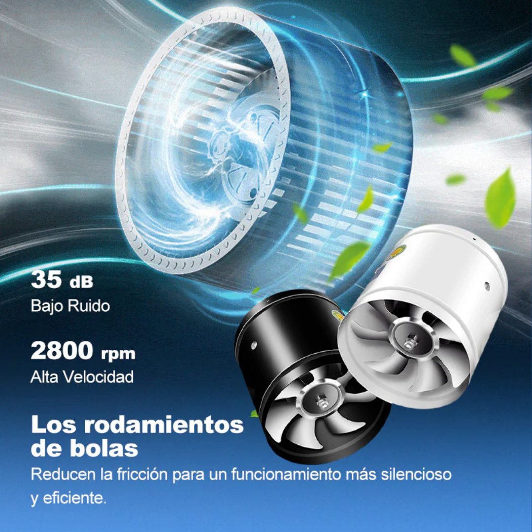 Extractor de aire silencioso - XM5 2.0