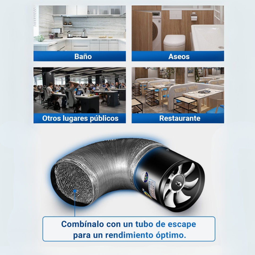 Extractor de aire silencioso - XM5 2.0