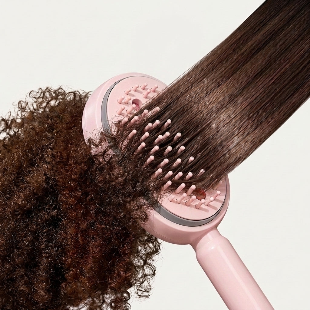Cepillo Desenredante de vapor frio Antifrizz