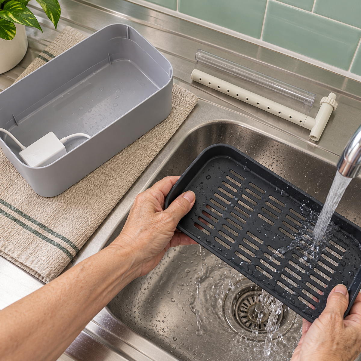 Fuente de Baño Automática para Aves – Explora el Agua a su Ritmo